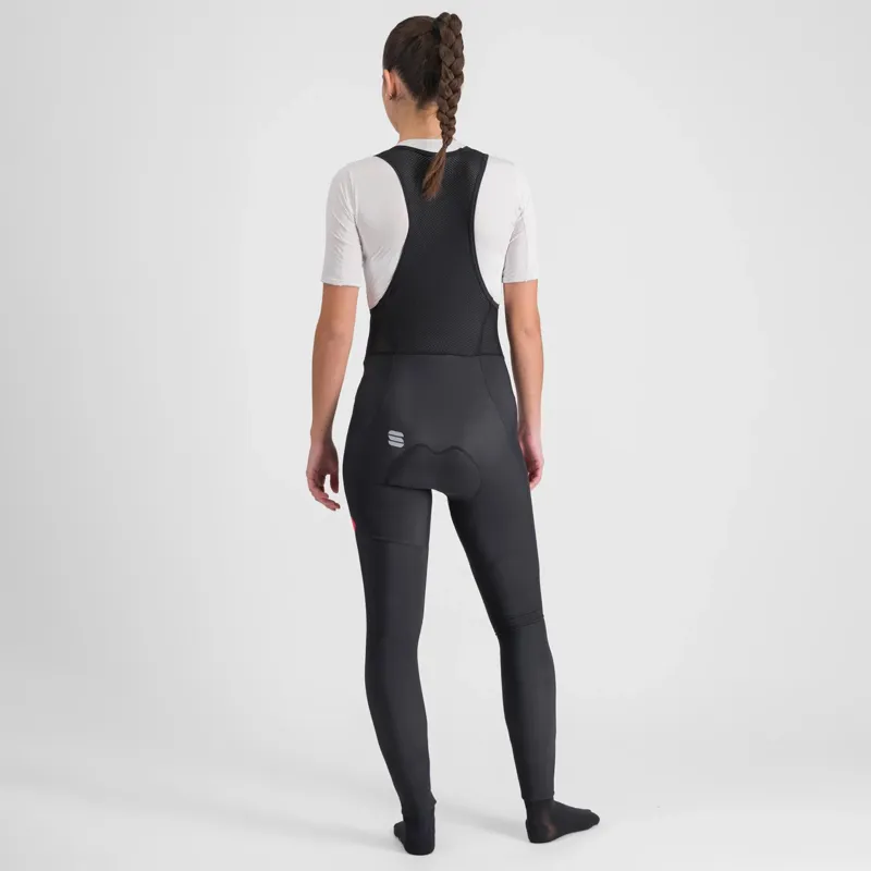 Sportful Fiandre NoRain Women's Bib Tights - Black 2 Sportful Fiandre NoRain Women's Bib Tights - Black - Image 2