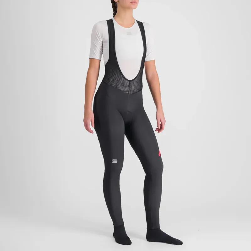 Sportful Fiandre NoRain Women's Bib Tights - Black 6 Sportful Fiandre NoRain Women's Bib Tights - Black - Image 6