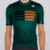 Sportful Wire Short Sleeve Jersey - Sea Moss/Black/Orange SDR