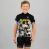 Sportful Super Peter Kids Short Sleeve Jersey - Black