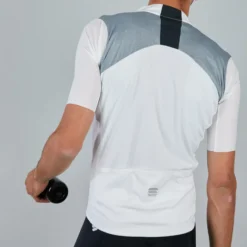 Sportful Strike Short Sleeve Jersey - White/Black