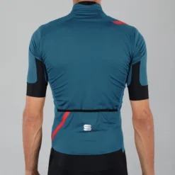 Sportful Fiandre Light NoRain Short Sleeve Jacket - Blue Sea 5 Sportful Fiandre Light NoRain Short Sleeve Jacket - Blue Sea -Sportfu Bike Gear Shop SF20022BLUSea 2