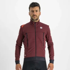 Sportful Fiandre Warm Men's Jacket - Red Wine
