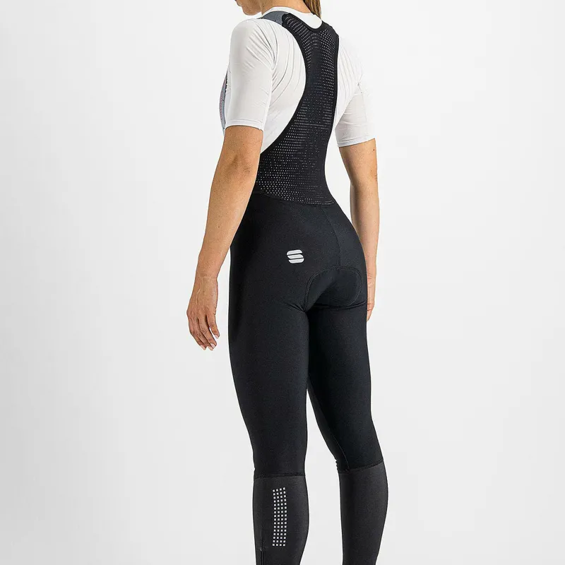 Sportful Total Comfort Women's Bib Tights - Black 2 Sportful Total Comfort Women's Bib Tights - Black - Image 2