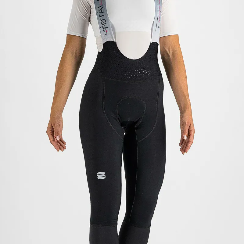 Sportful Total Comfort Women's Bib Tights - Black 5 Sportful Total Comfort Women's Bib Tights - Black - Image 5