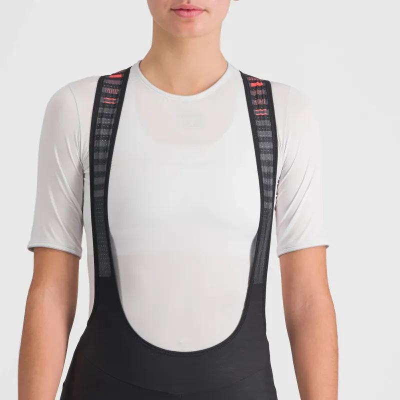 Sportful Classic Women's Bib Tights - Black/Pompelmo 7 Sportful Classic Women's Bib Tights - Black/Pompelmo - Image 7