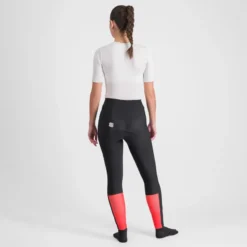 Sportful Classic Women's Tights - Black/Pompelmo -Sportfu Bike Gear Shop SF20537BLKPompelmo2