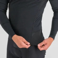 Sportful SottoZero Men's Long Sleeve Base Layer - Black -Sportfu Bike Gear Shop SF20562BLK6