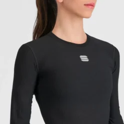 Sportful BodyFit Pro Women's Long Sleeve Base Layer - Black 7 Sportful BodyFit Pro Women's Long Sleeve Base Layer - Black -Sportfu Bike Gear Shop SF20565BLK3