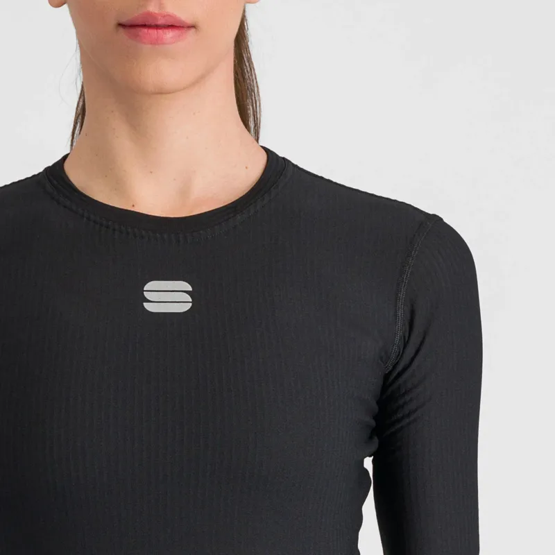 Sportful BodyFit Pro Women's Long Sleeve Base Layer - Black 2 Sportful BodyFit Pro Women's Long Sleeve Base Layer - Black - Image 2