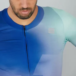 Sportful Bomber Short Sleeve Jersey - Green/Blue -Sportfu Bike Gear Shop SF21001GRNBLU 4