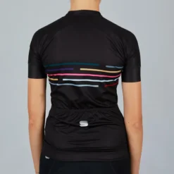Sportful Velodrome Womens Short Sleeve Jersey - Black -Sportfu Bike Gear Shop SF21032BLK 2