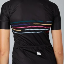 Sportful Velodrome Womens Short Sleeve Jersey - Black -Sportfu Bike Gear Shop SF21032BLK 4
