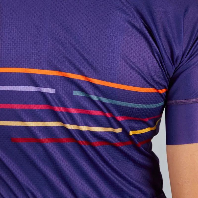 Sportful Velodrome Womens Short Sleeve Jersey - Violet 9 Sportful Velodrome Womens Short Sleeve Jersey - Violet - Image 9