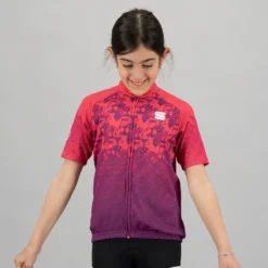 Sportful Super Girl Kids Short Sleeve Jersey - Bubble Gum -Sportfu Bike Gear Shop SF21049BubbleGum 1