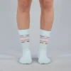 Sportful Velodrome Womens Socks - Blue Sky/Multi