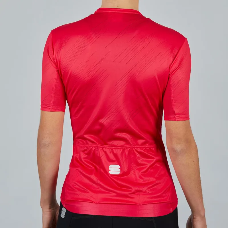 Sportful Flare Womens Short Sleeve Jersey - Raspberry 5 Sportful Flare Womens Short Sleeve Jersey - Raspberry - Image 5
