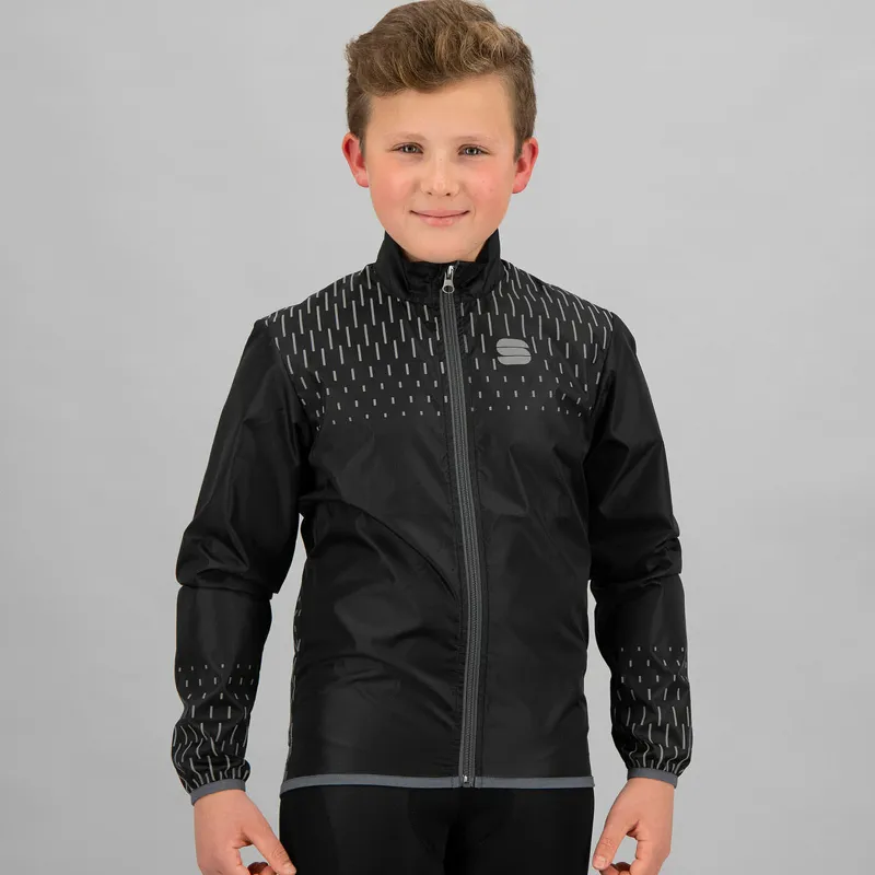 Sportful Kids Reflex Jacket - Black 2 Sportful Kids Reflex Jacket - Black - Image 2