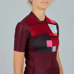 Sportful Idea Womens Short Sleeve Jersey - Red Wine -Sportfu Bike Gear Shop SF21082REDWine 3