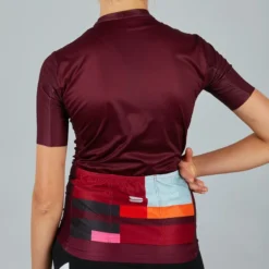 Sportful Idea Womens Short Sleeve Jersey - Red Wine -Sportfu Bike Gear Shop SF21082REDWine 5