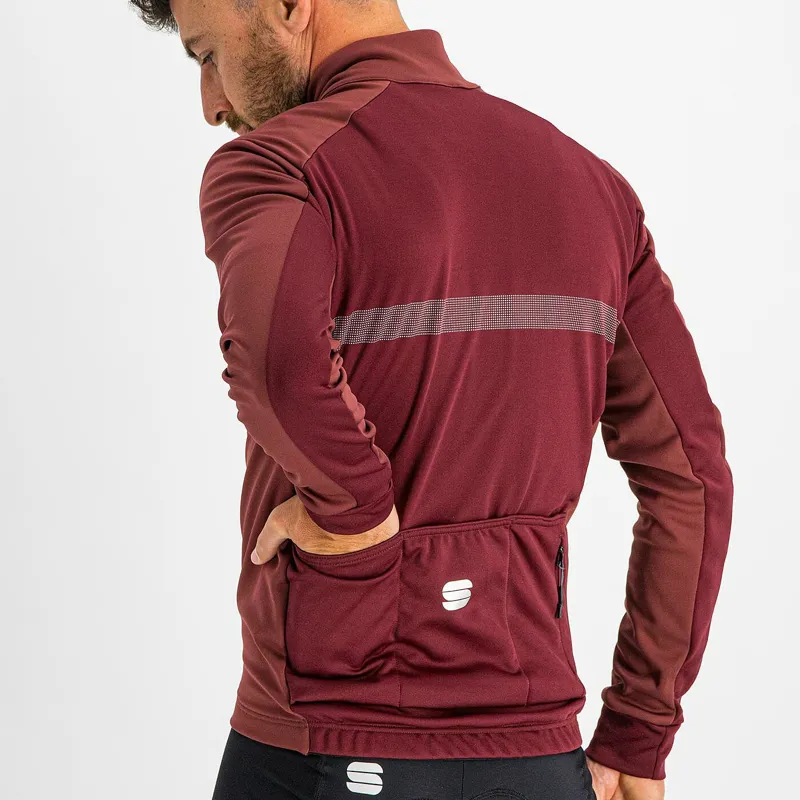 Sportful Giara Softshell Men's Jacket - Red Wine 2 Sportful Giara Softshell Men's Jacket - Red Wine - Image 2