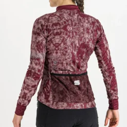 Sportful Escape Supergiara Women's Thermal LS Jersey - Red Wine/Mauve -Sportfu Bike Gear Shop SF21507REDWineMauve 3