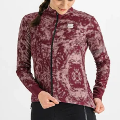 Sportful Escape Supergiara Women's Thermal LS Jersey - Red Wine/Mauve -Sportfu Bike Gear Shop SF21507REDWineMauve 4