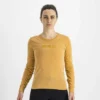 Sportful Giara Women's Long Sleeve Technical T-Shirt - Golden Oak