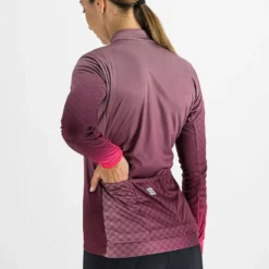Sportful Rocket Thermal Women's Long Sleeve Jersey - Mauve -Sportfu Bike Gear Shop SF21536Mauve 6