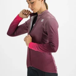 Sportful Rocket Thermal Women's Long Sleeve Jersey - Mauve -Sportfu Bike Gear Shop SF21536Mauve 7