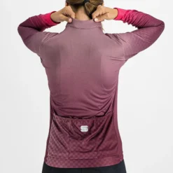 Sportful Rocket Thermal Women's Long Sleeve Jersey - Mauve -Sportfu Bike Gear Shop SF21536Mauve 9