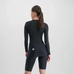 Sportful Midweight Women's Long Sleeve Base Layer - Black -Sportfu Bike Gear Shop SF21552BLK2