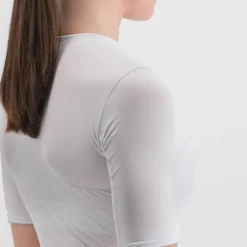 Sportful Midweight Women's Short Sleeve Base Layer - White -Sportfu Bike Gear Shop SF21553WHT3