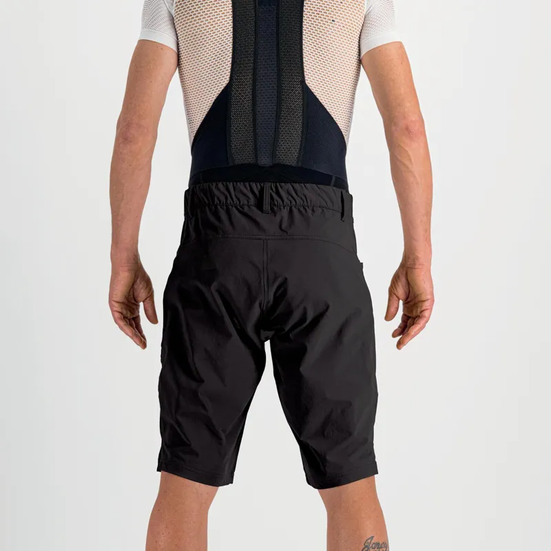 Sportful Giara Men's Overshorts - Black 2 Sportful Giara Men's Overshorts - Black - Image 2