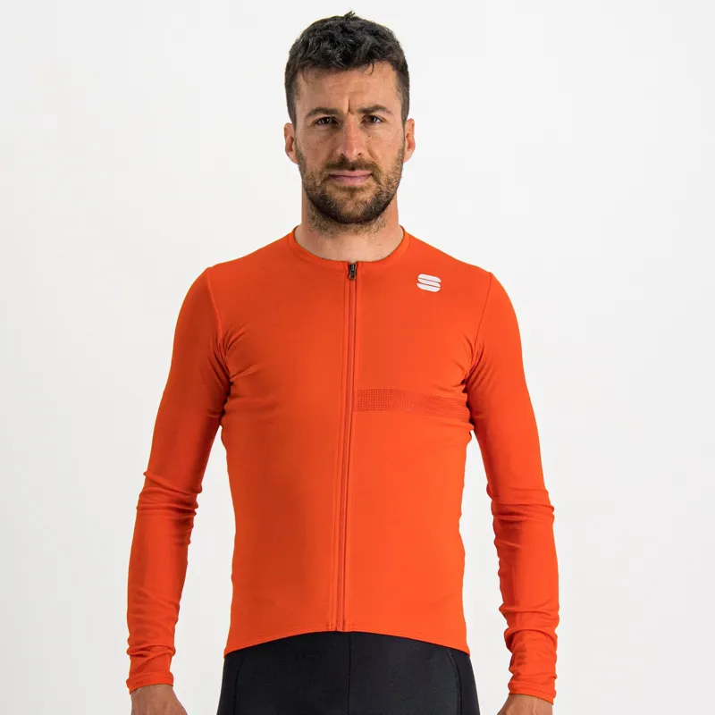 Sportful Matchy Men's Long Sleeve Jersey - Chili Red 1 Sportful Matchy Men's Long Sleeve Jersey - Chili Red