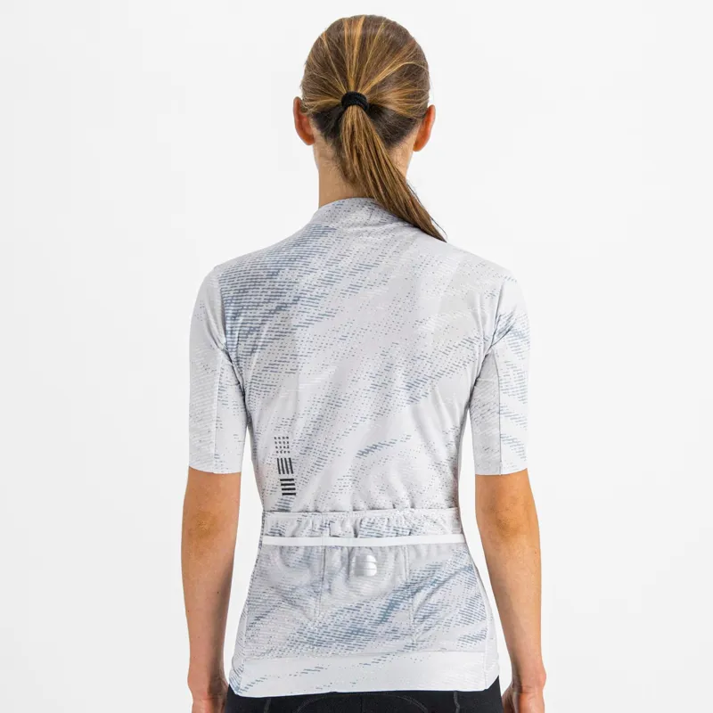 Sportful Cliff Supergiara Women's Short Sleeve Jersey - Ash Grey 3 Sportful Cliff Supergiara Women's Short Sleeve Jersey - Ash Grey - Image 3