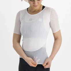 Sportful Pro Base Layer Women's Short Sleeve Base Layer - White -Sportfu Bike Gear Shop SF22036WHT3