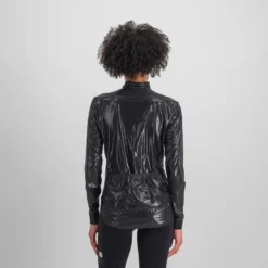 Sportful Giara Women's Packable Windproof Jacket - Black -Sportfu Bike Gear Shop SF23010BLK2