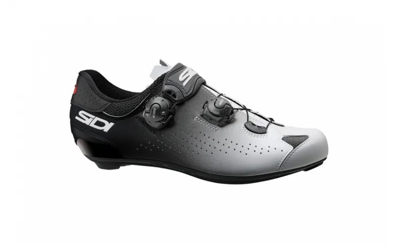 Sidi Genius 10 Mega Fit Road Shoes - White/Black 1 Sidi Genius 10 Mega Fit Road Shoes - White/Black