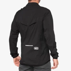 100 Percent Corridor Stretch Windbreaker Men's Jacket - Black