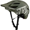 Troy Lee Designs A1 Drone MTB Helmet - Steel Green