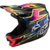 Troy Lee Designs D4 Carbon MIPS Full Face Helmet - Lines Black/Red