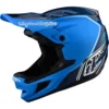 Troy Lee Designs D4 Composite MIPS Full Face Helmet - Qualifier White/Blue