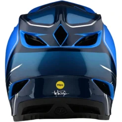 Troy Lee Designs D4 Composite MIPS Full Face Helmet - Shadow Blue -Sportfu Bike Gear Shop TLD14049900 5