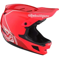 Troy Lee Designs D4 Composite MIPS Full Face Helmet - Shadow Glo Red -Sportfu Bike Gear Shop TLD14049901 6