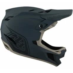 Troy Lee Designs D4 Composite MIPS Full Face Helmet - Grey -Sportfu Bike Gear Shop TLD140StealthGrey 3