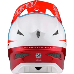 Troy Lee Designs D3 Fiberlite MIPS Full Face Helmet - Slant Red -Sportfu Bike Gear Shop TLD19874401 4