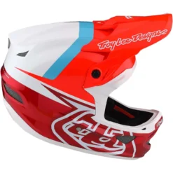Troy Lee Designs D3 Fiberlite MIPS Full Face Helmet - Slant Red -Sportfu Bike Gear Shop TLD19874401 6