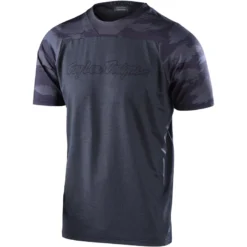 Troy Lee Designs Skyline Men's Short Sleeve Jersey - Camo Heather Black