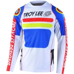 Troy Lee Designs Sprint Men's Long Sleeve Jersey - Marker Glo Red -Sportfu Bike Gear Shop TLD32332600